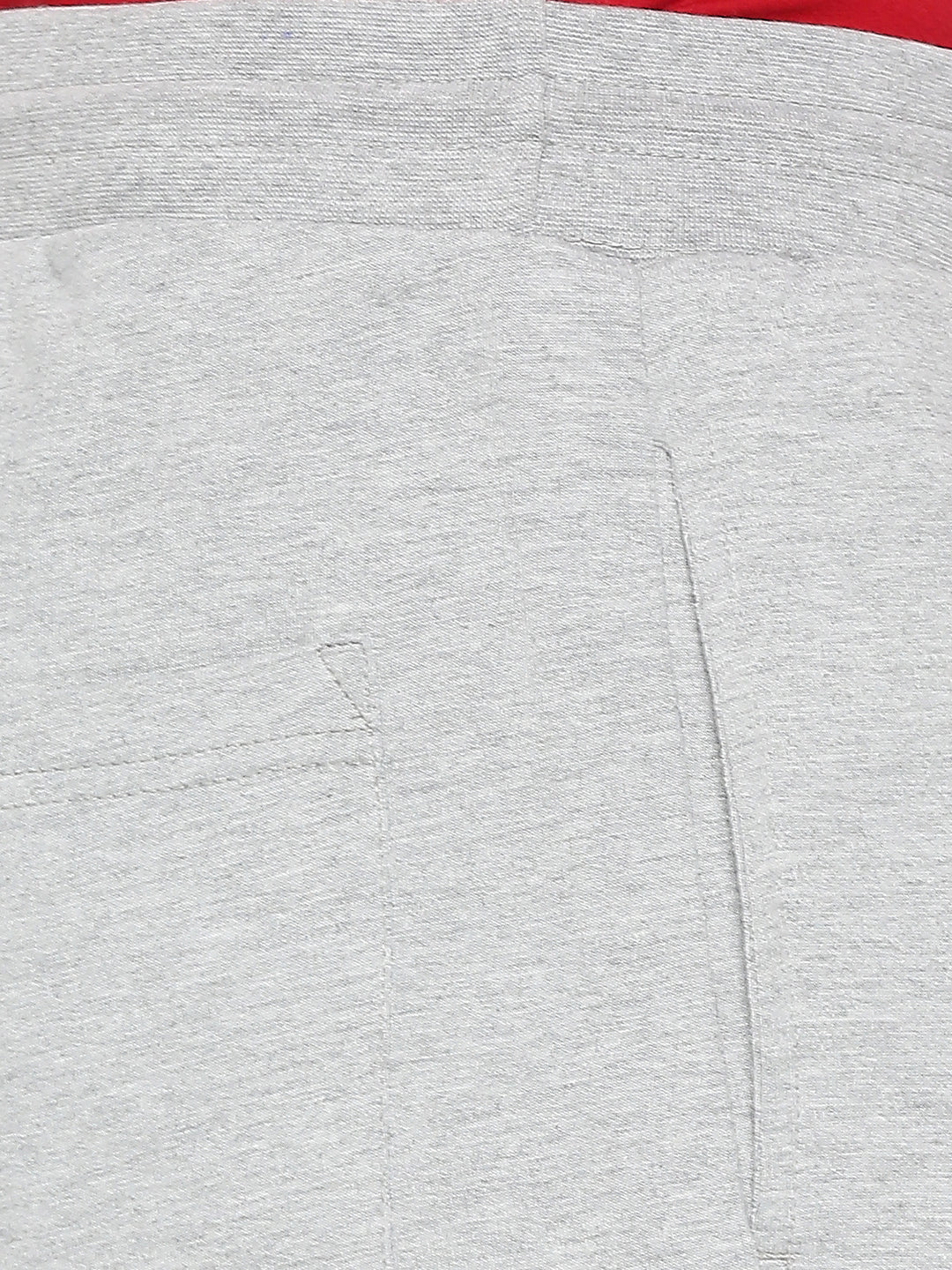 Men Premium Cotton Blend GreyMelange Trackpant- UnderJeans by Spykar