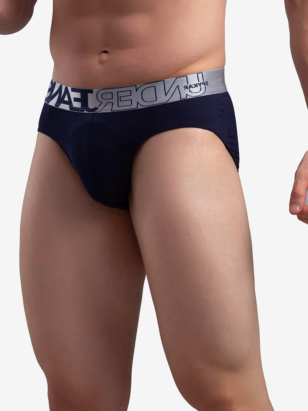 Men Premium Cotton Blend Brief (Pack of 1)- UnderJeans by Spykar
