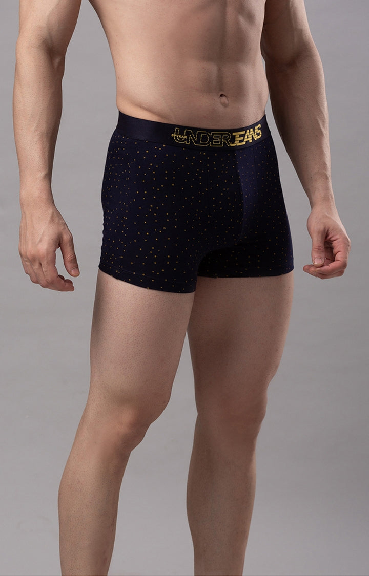 Men Premium Cotton Blend Trunk Pack of 1- UnderJeans by Spykar