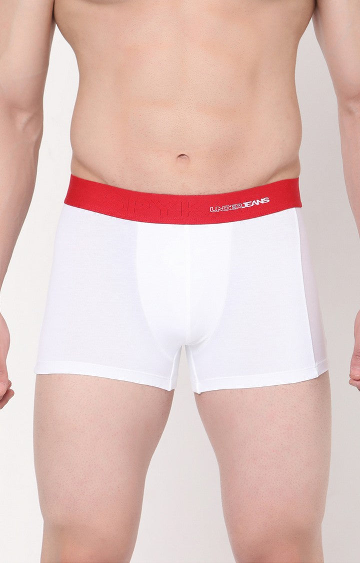 Mens white trunks on sale underpants