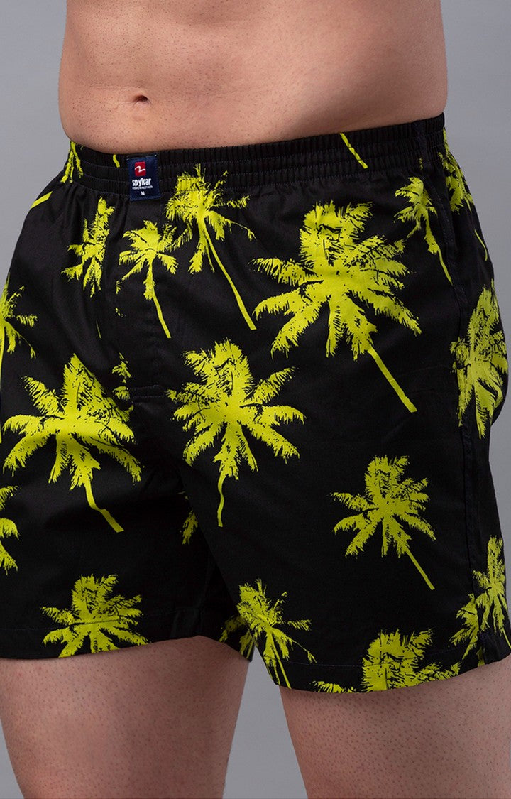 Grey Cotton Boxer for Men Premium- UnderJeans by Spykar