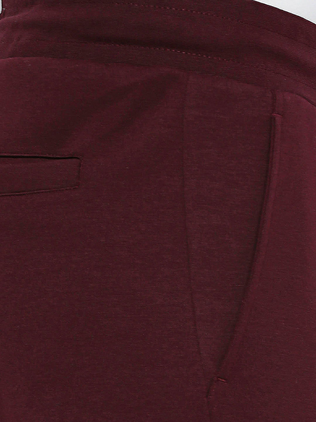 Men Premium Cotton Wine Trackpant - UnderJeans by Spykar