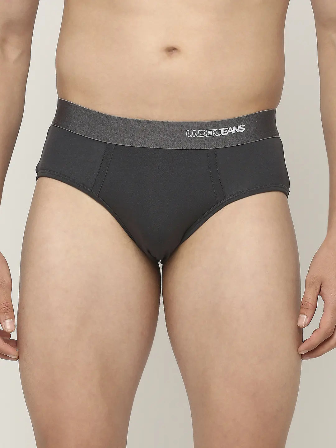 Men Premium Assorted Cotton Blend Printed Brief - Pack Of 3- Underjeans by Spykar