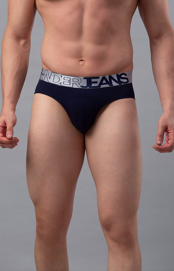Men Premium Cotton Blend Brief Pack of 1- UnderJeans by Spykar