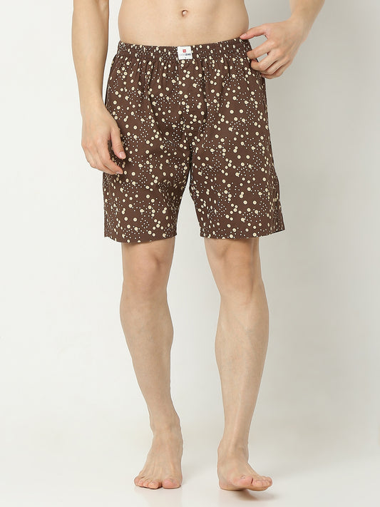 Men Premium Cotton Boxer Shorts- UnderJeans by Spykar