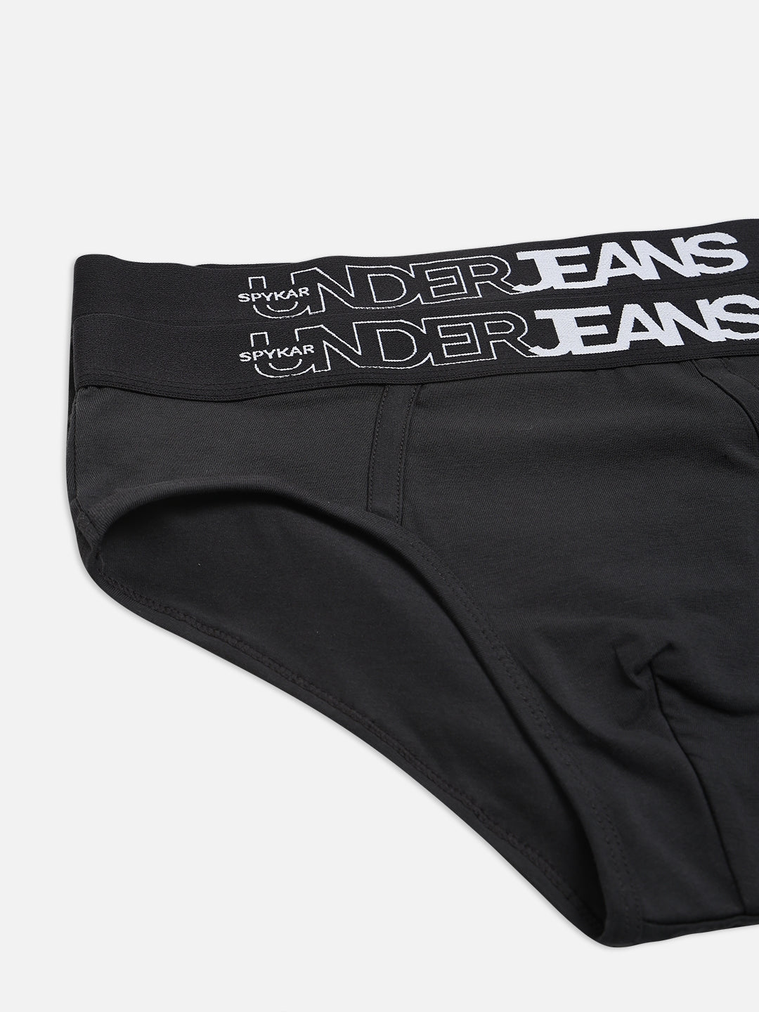 Underjeans by Spykar Men Premium Olive Brief Pack of 2