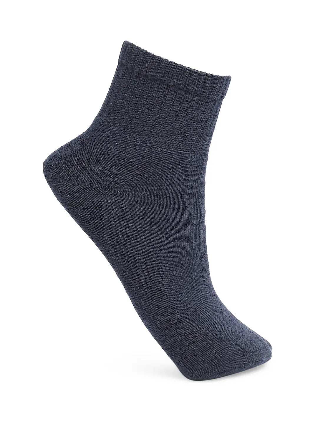 Men Premium Grey & BLack Cotton Socks - Pack Of 3- UnderJeans by Spykar