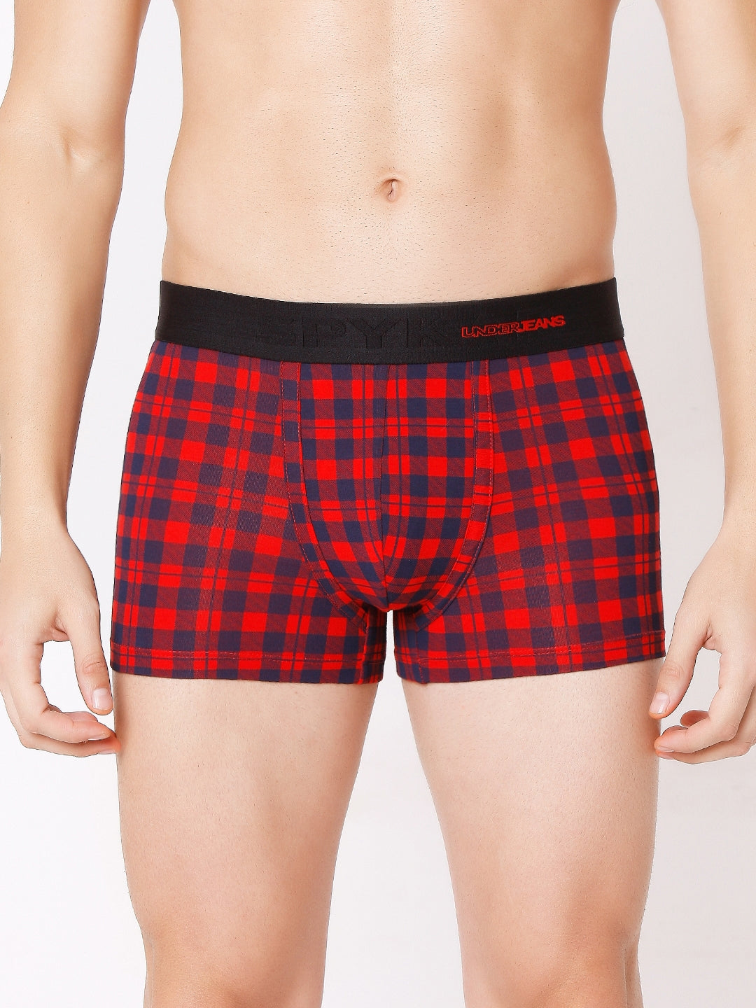 Men Premium Cotton Blend Trunk Pack of 2- UnderJeans by Spykar
