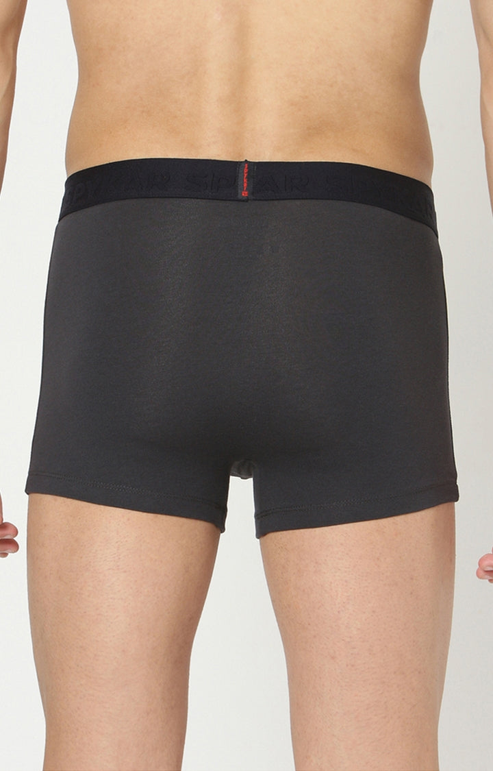 Men Premium Cotton Blend Trunk Pack of 1- UnderJeans by Spykar