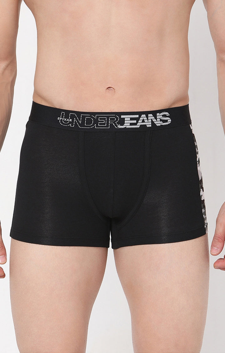 Men Premium Cotton Blend Trunk Pack of 2- UnderJeans by Spykar