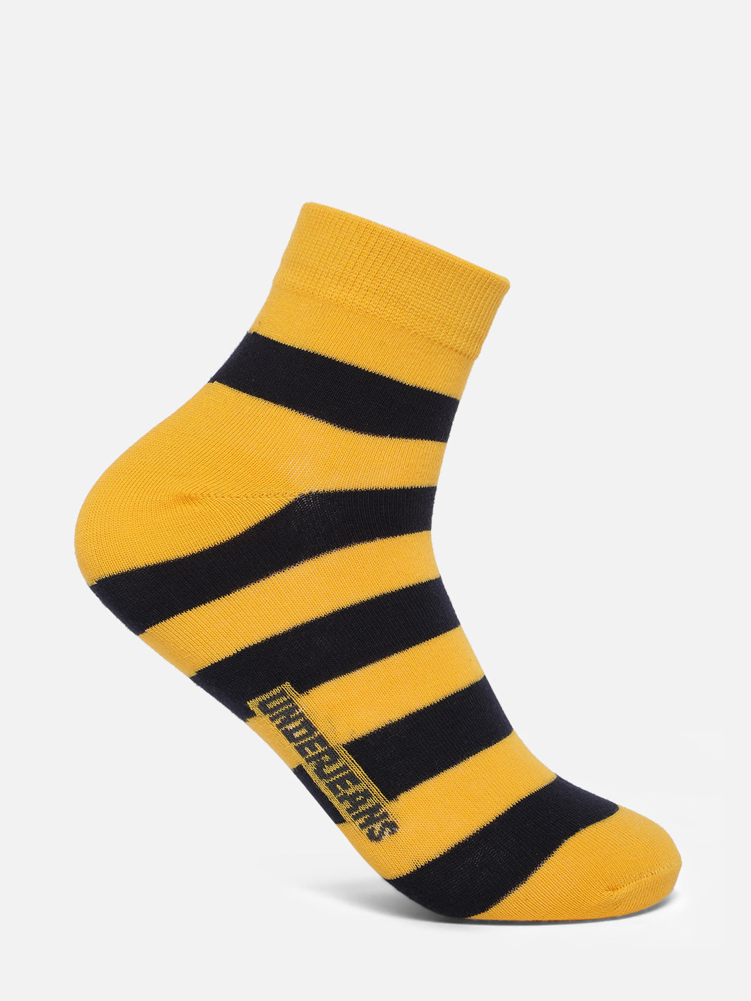 Men Premium Assorted Ankle length (Non terry) Socks Pack of 2- UnderJeans by Spykar