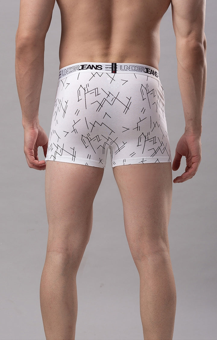 Men Premium Cotton Blend Trunk Pack of 1- UnderJeans by Spykar
