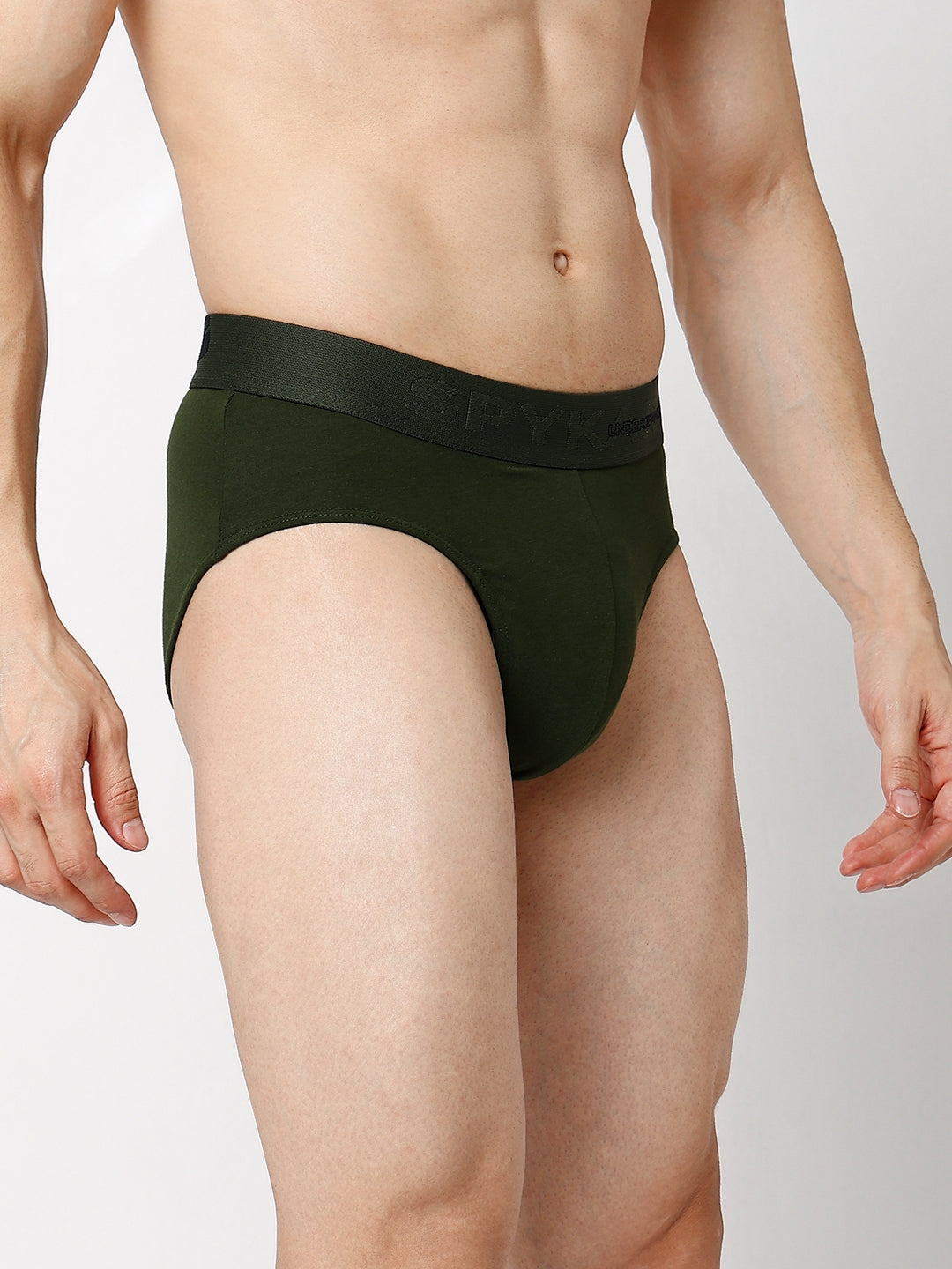 Men Premium Cotton Blend Brief (Pack of 2)- UnderJeans by Spykar