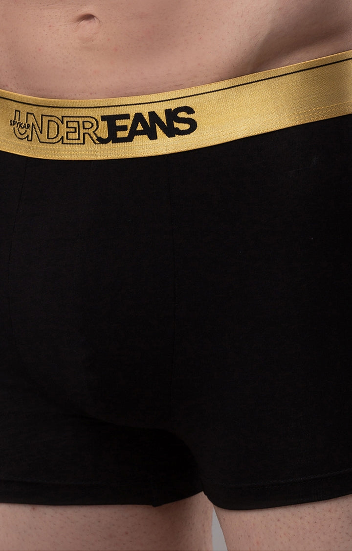 Men Premium Cotton Blend Trunk Pack of 1- UnderJeans by Spykar
