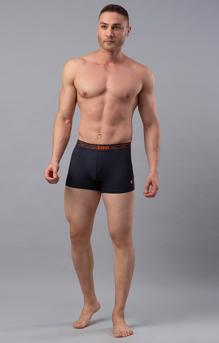 Men Premium Cotton Blend Trunk Pack of 2- UnderJeans by Spykar