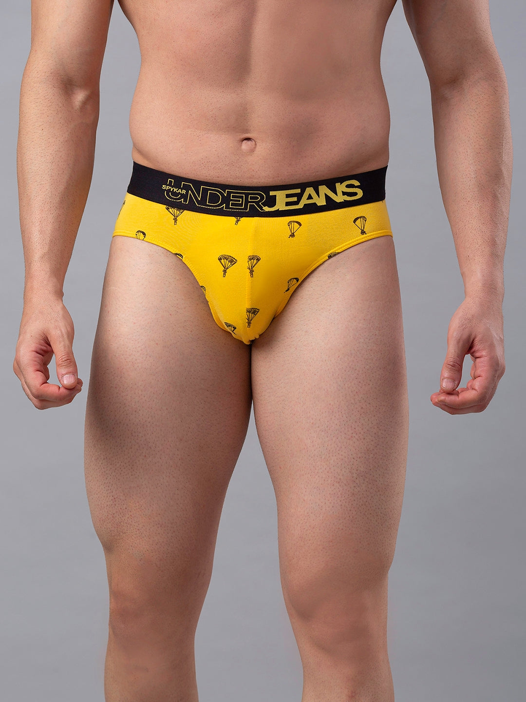 Men Premium Cotton Blend Brief (Pack of 1)- UnderJeans by Spykar