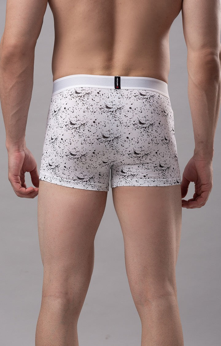 Underjeans by Spykar Men Premium White Cotton Blend Trunk