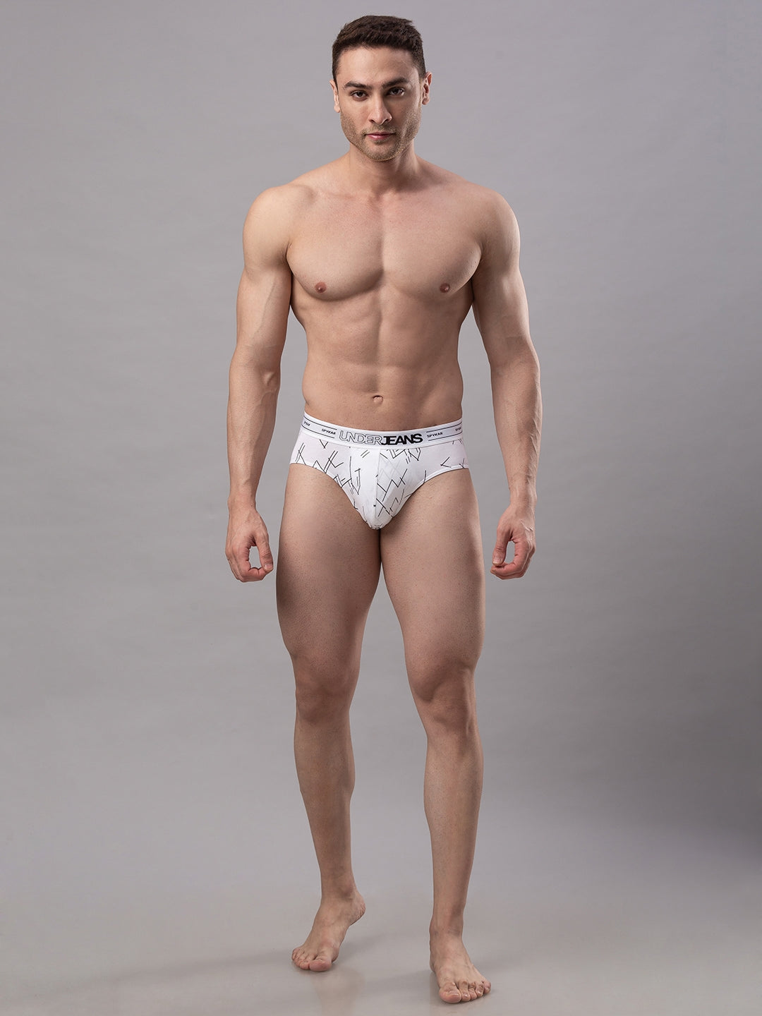 Men Premium Cotton Blend Brief Pack of 1- UnderJeans by Spykar