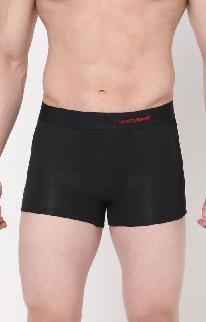 Men Premium Cotton Blend Trunk Pack of 2- UnderJeans by Spykar