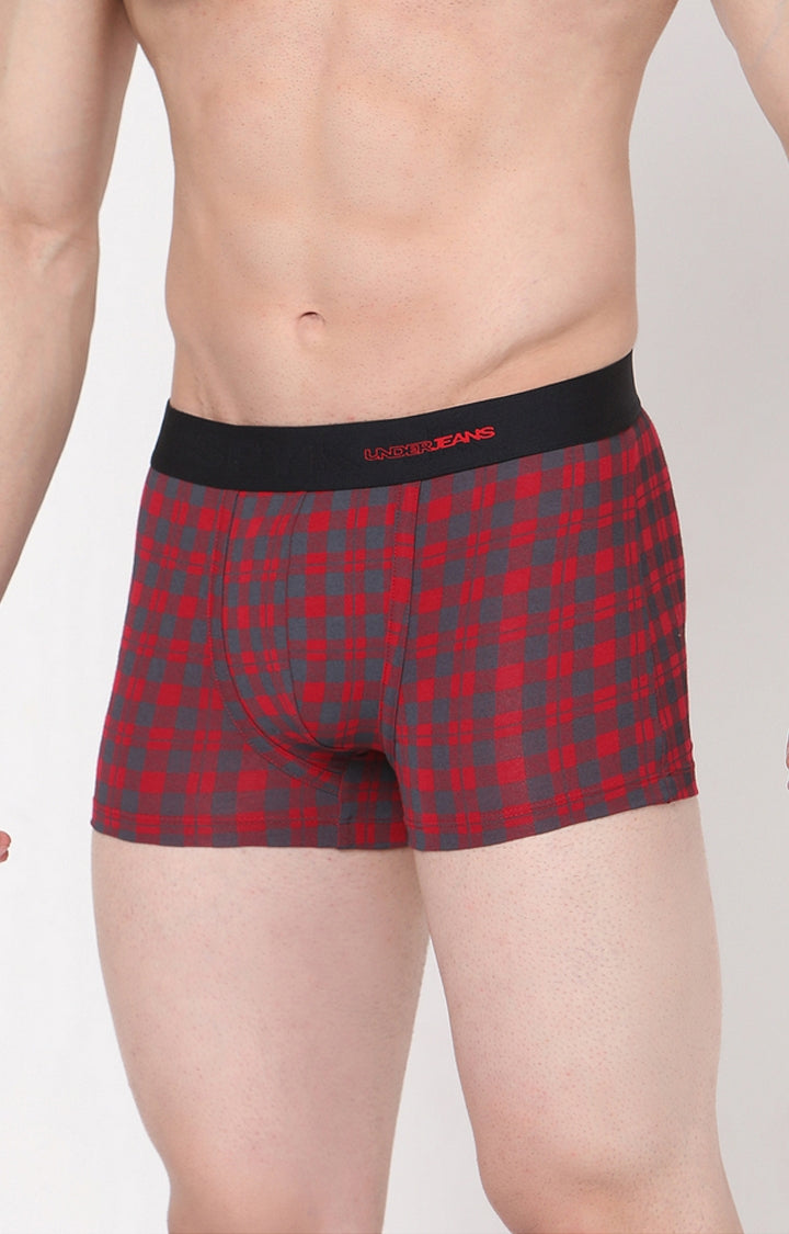 Men Premium Cotton Blend Trunk Pack of 1- UnderJeans by Spykar