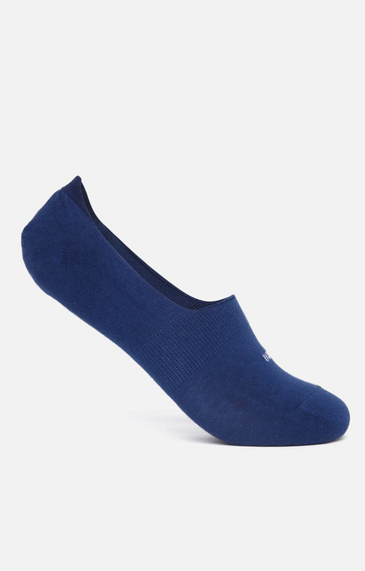 Men Premium Black Grey Navy No Show (Pack of 3) Socks- UnderJeans by Spykar