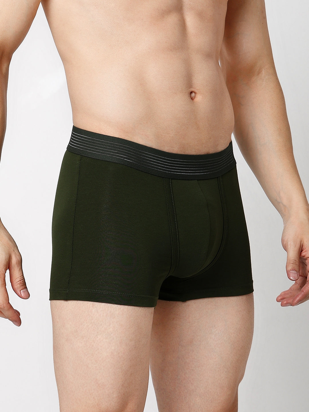 Men Premium Cotton Blend Trunk Pack of 2- UnderJeans by Spykar