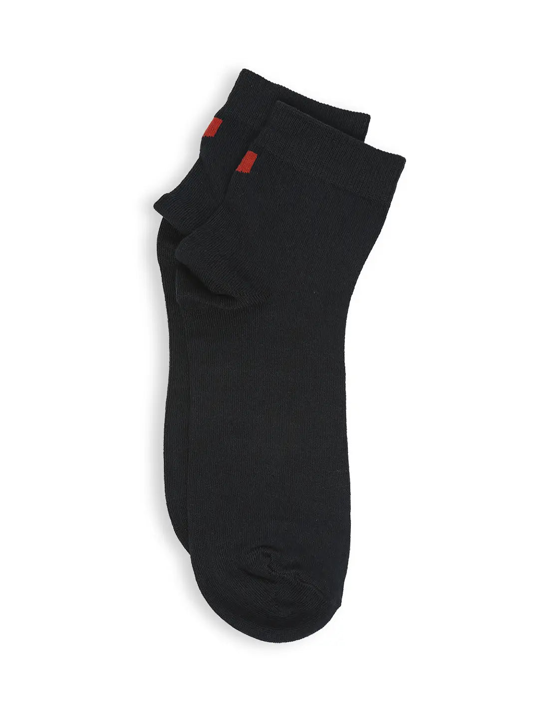 Men Premium Navy & Maroon Ankle Length Socks - Pack Of 2- Underjeans by Spykar