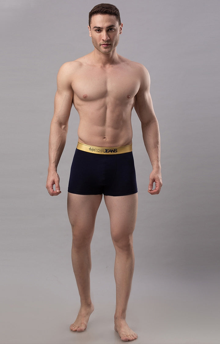 Men Premium Cotton Blend Trunk Pack of 1- UnderJeans by Spykar