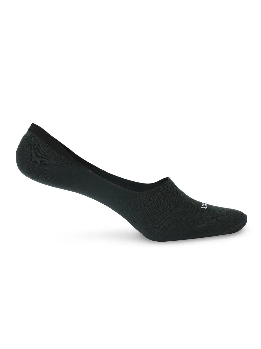 Men Navy & Bottle Green Cotton Blend No Show Socks - Pack Of 2 - Underjeans by Spykar