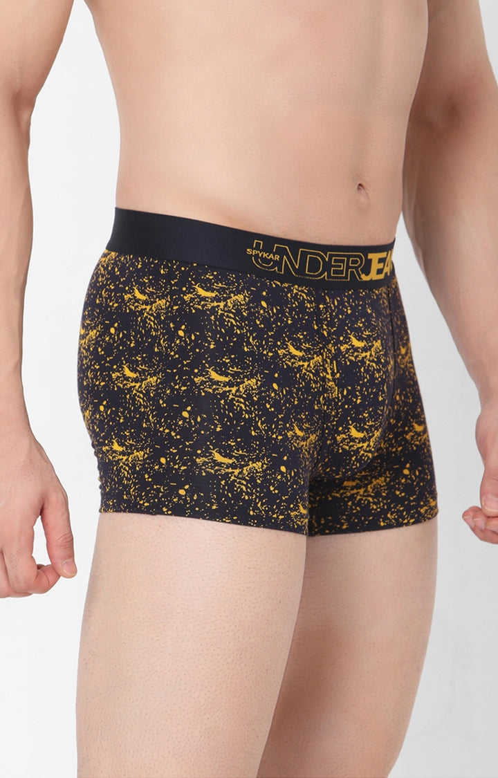 Men Premium Cotton Blend Trunk Pack of 1- UnderJeans by Spykar