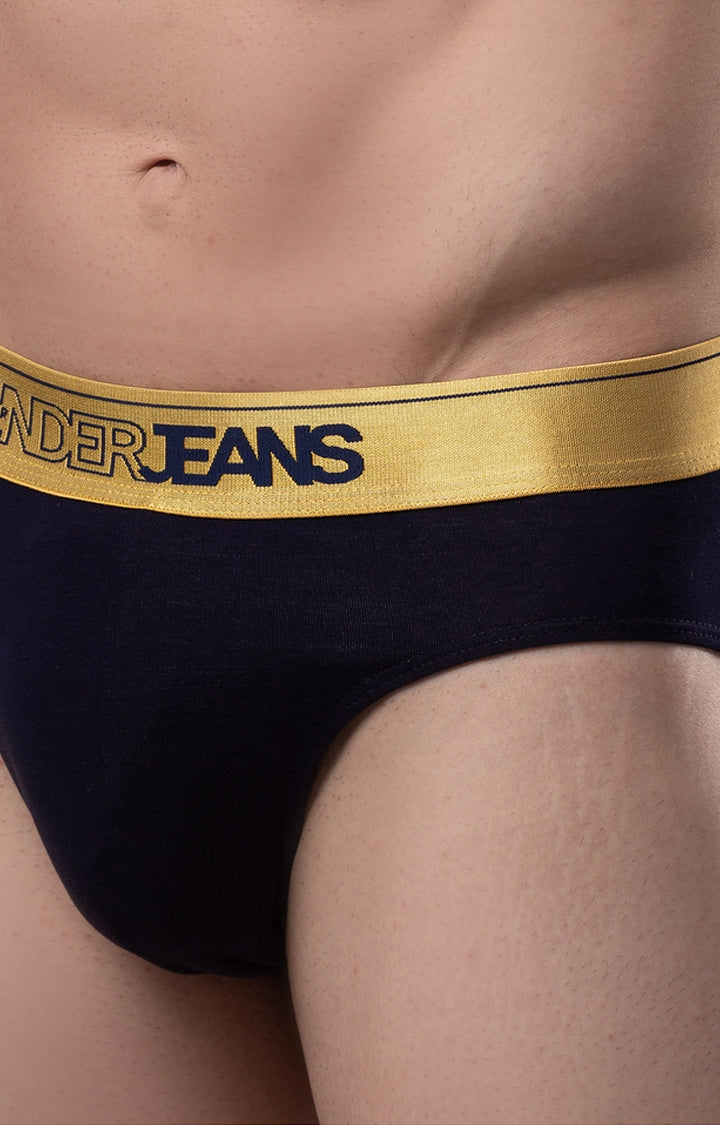 Men Premium Cotton Blend Brief Pack of 1- UnderJeans by Spykar