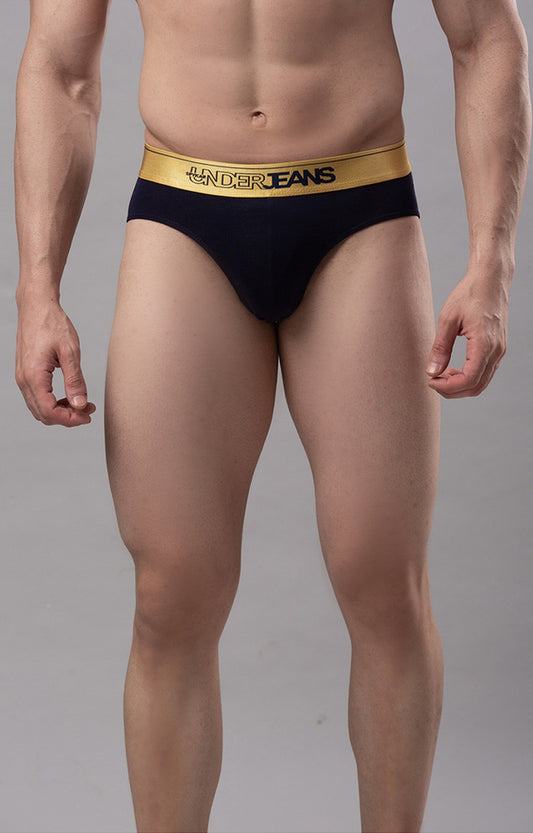 Men Premium Cotton Blend Brief Pack of 1- UnderJeans by Spykar
