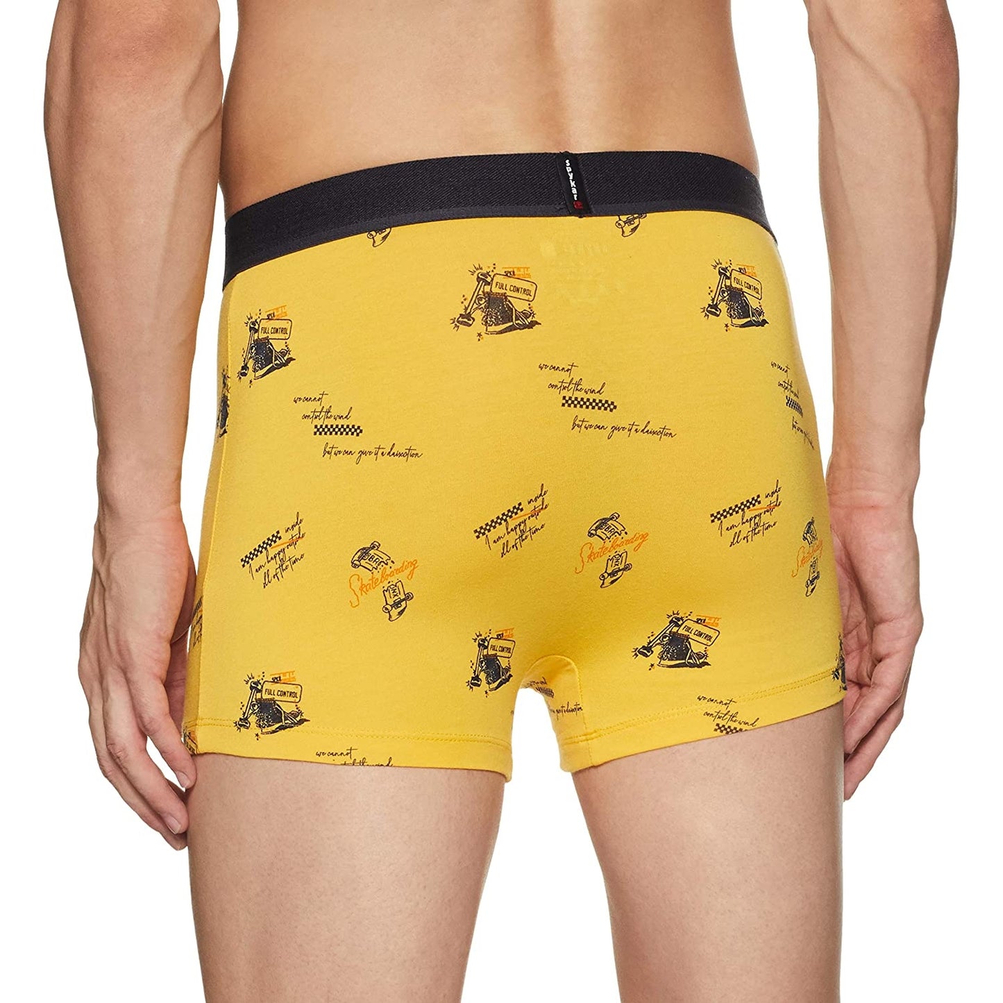 Men Premium Cotton Blend Trunk Pack of 2- UnderJeans by Spykar