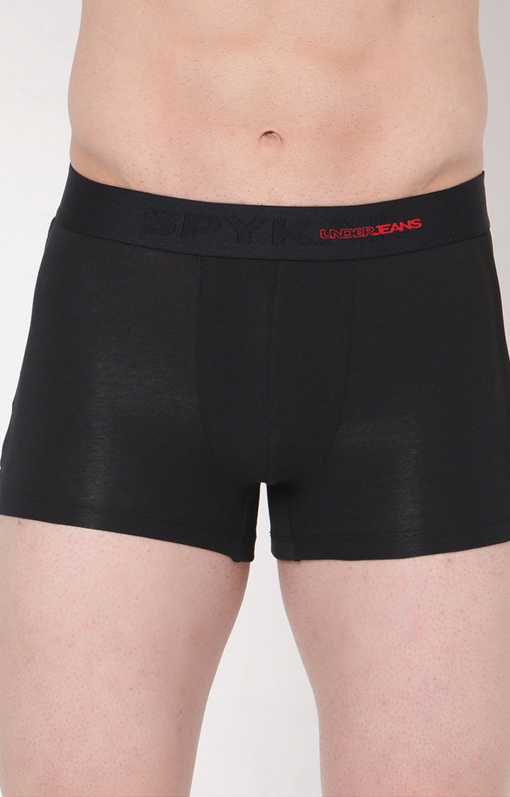 Men Premium Cotton Blend Trunk Pack of 2- UnderJeans by Spykar