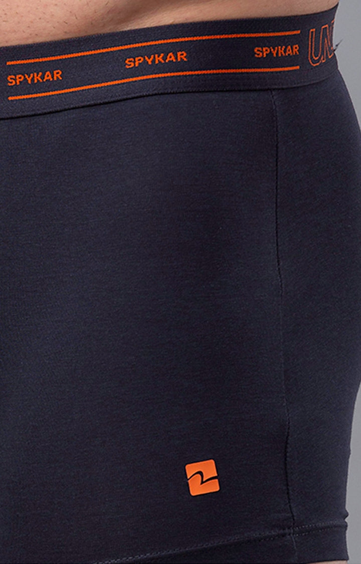 Men Premium Cotton Blend Trunk Pack of 2- UnderJeans by Spykar