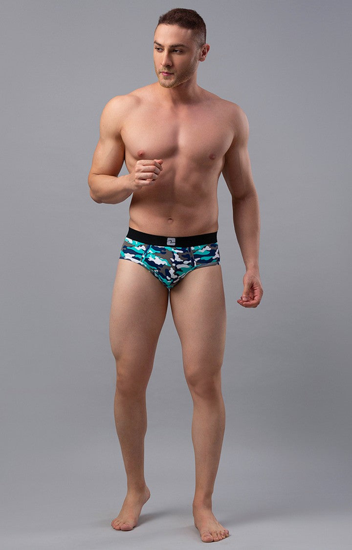 Print Cotton Brief for Men Premium- UnderJeans by Spykar