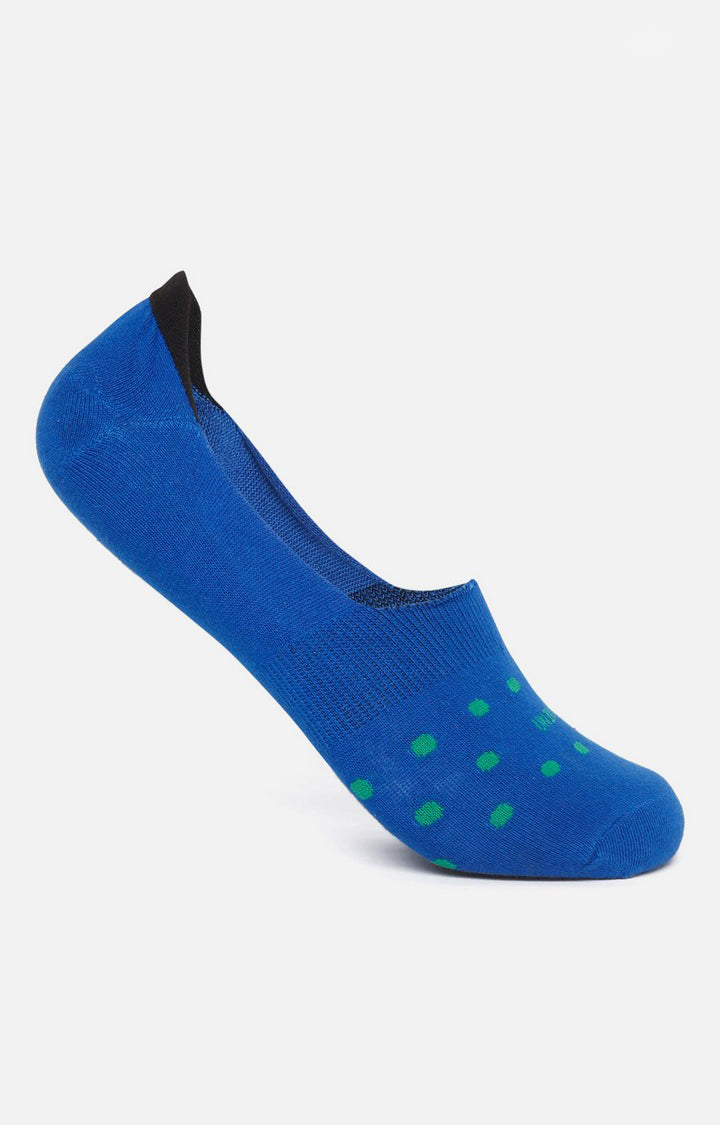 Men Premium Grey Blue Navy No Show (Pack of 3) Socks- UnderJeans by Spykar