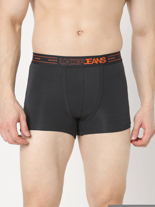 Underjeans by Spykar Men Premium Dark Grey Trunk