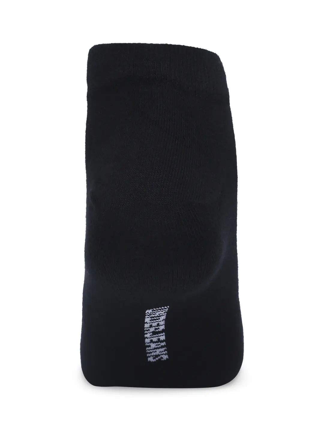 Men Grey Melange & Black Cotton Blend Sneaker Socks - Pack Of 2 - Underjeans by Spykar