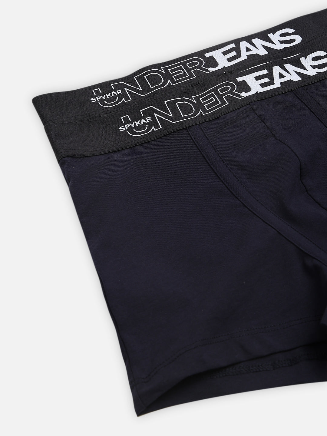Underjeans by Spykar Men Premium Navy Trunk Pack of 2