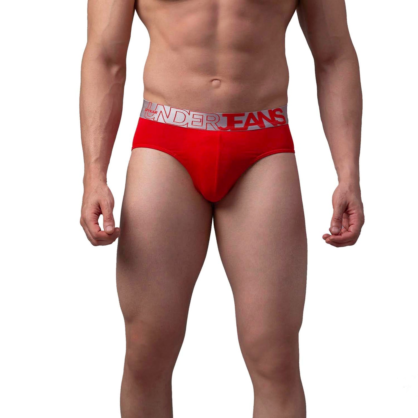 Men Premium Cotton Blend Brief (Pack of 2)- UnderJeans by Spykar