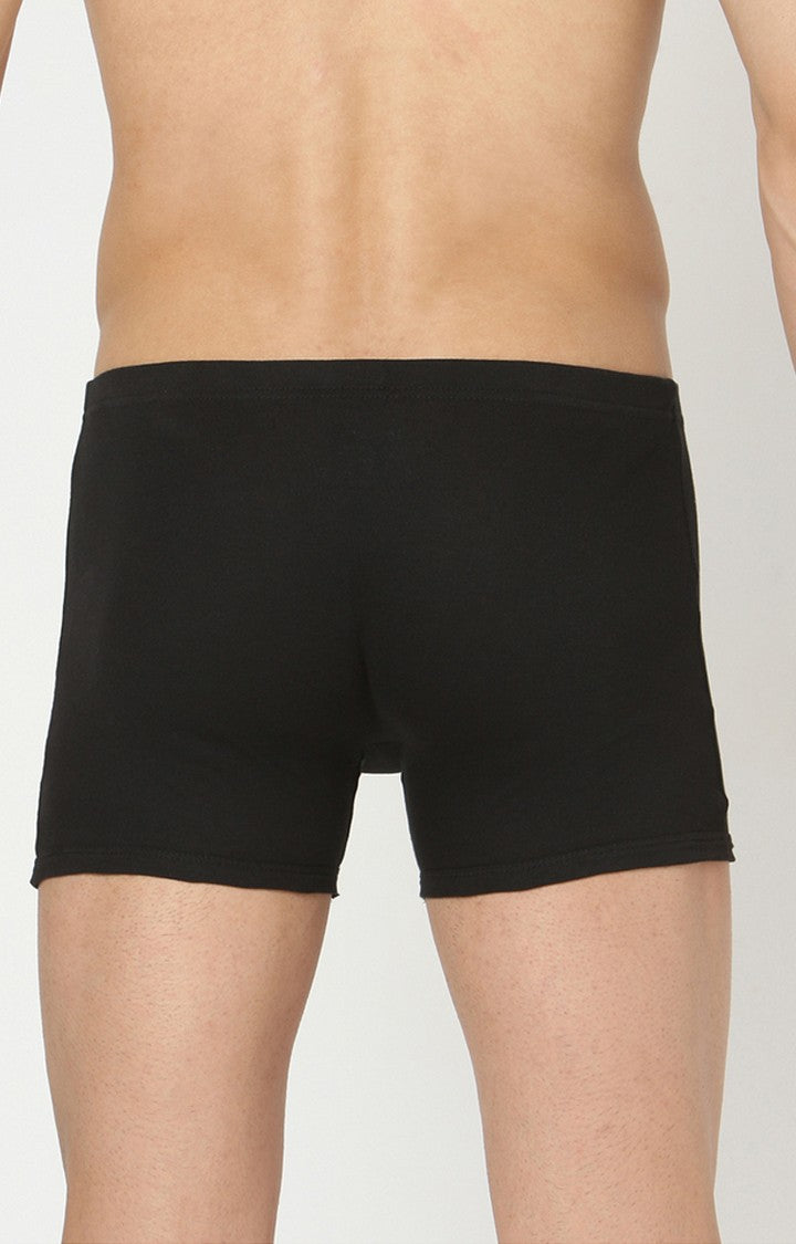 Underjeans by Spykar Men Premium Black Cotton Trunk