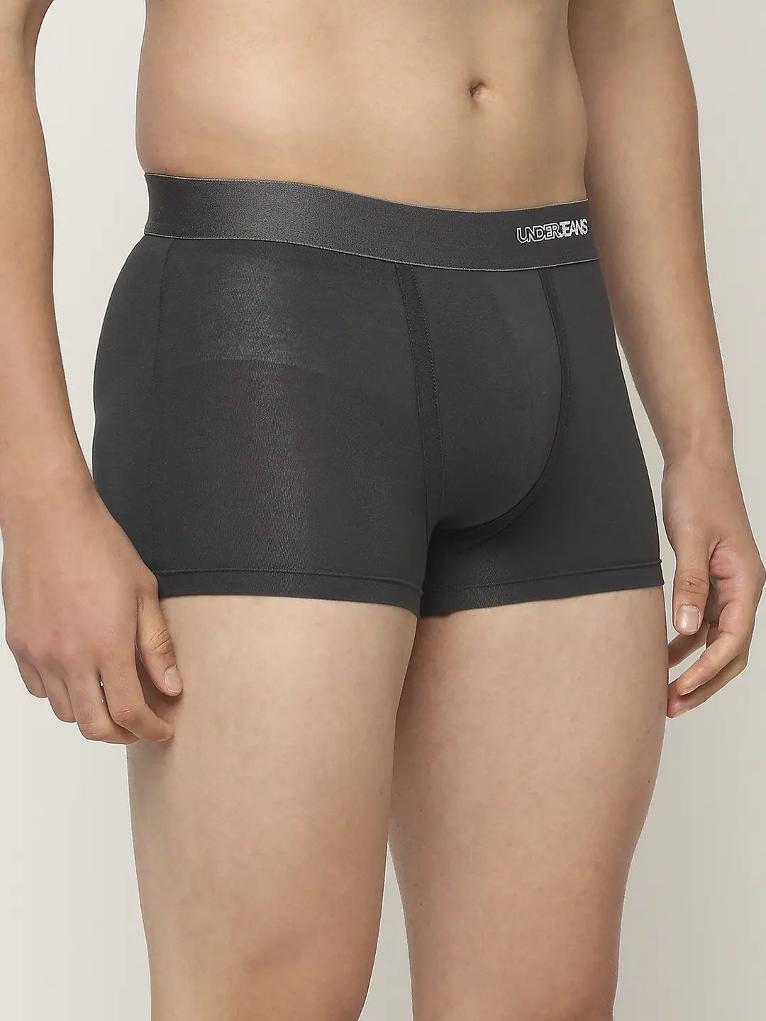 Men Premium Assorted Cotton Blend Printed Trunk - Pack Of 3- Underjeans by Spykar