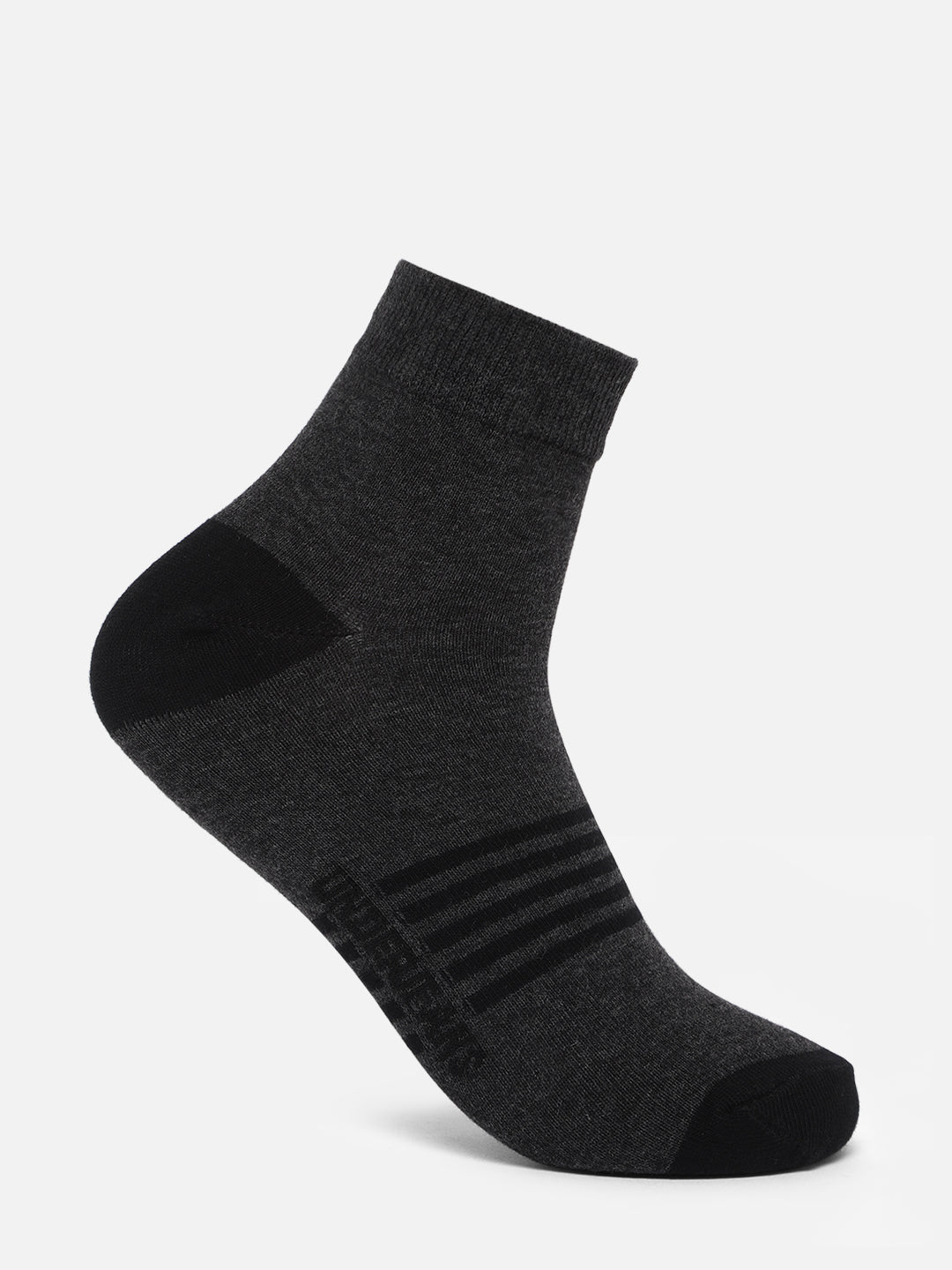 Men Premium Assorted Ankle length (Non terry) Socks Pack of 2- UnderJeans by Spykar