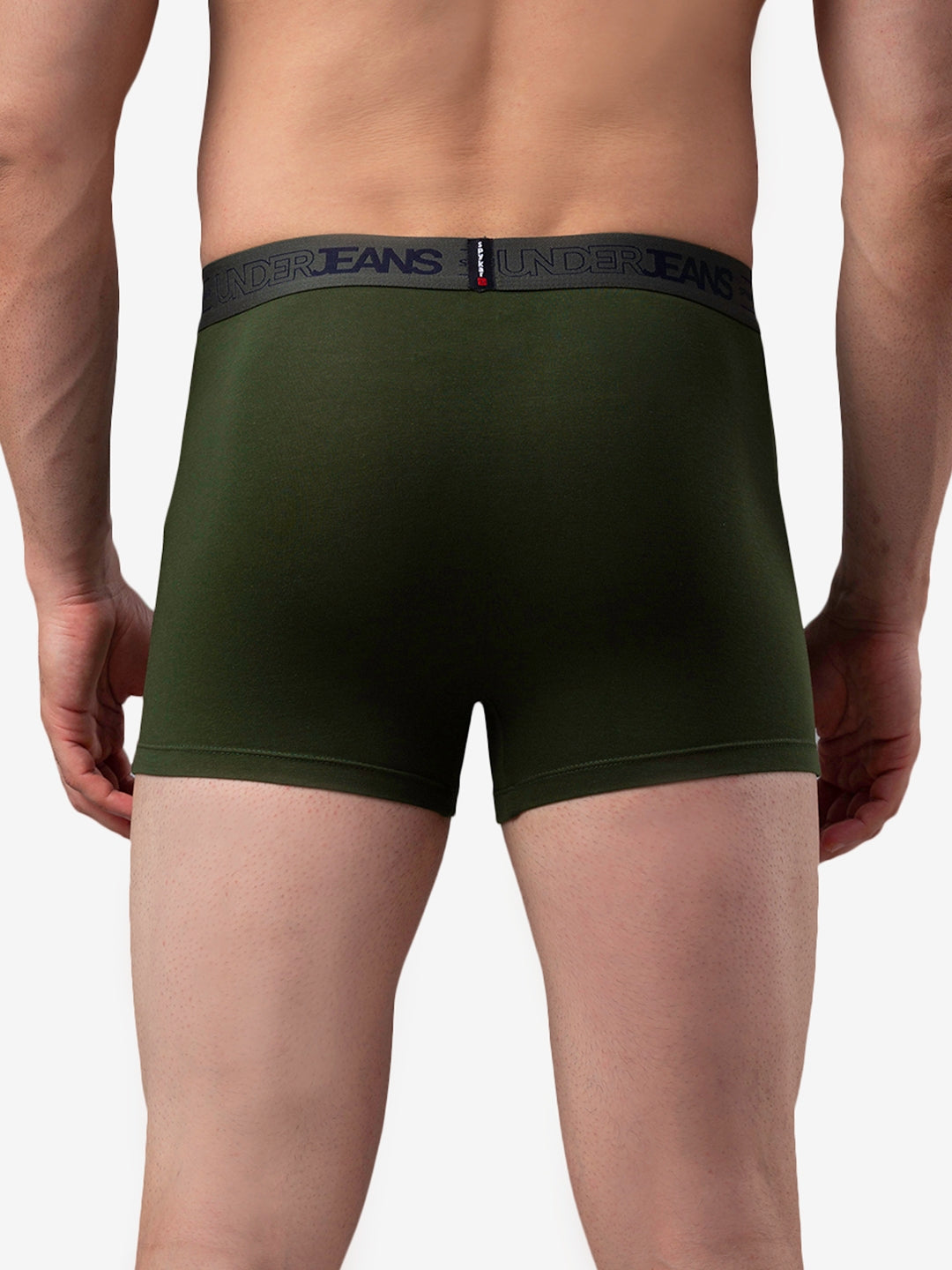 Men Premium Cotton Blend Trunk Pack of 2- UnderJeans by Spykar