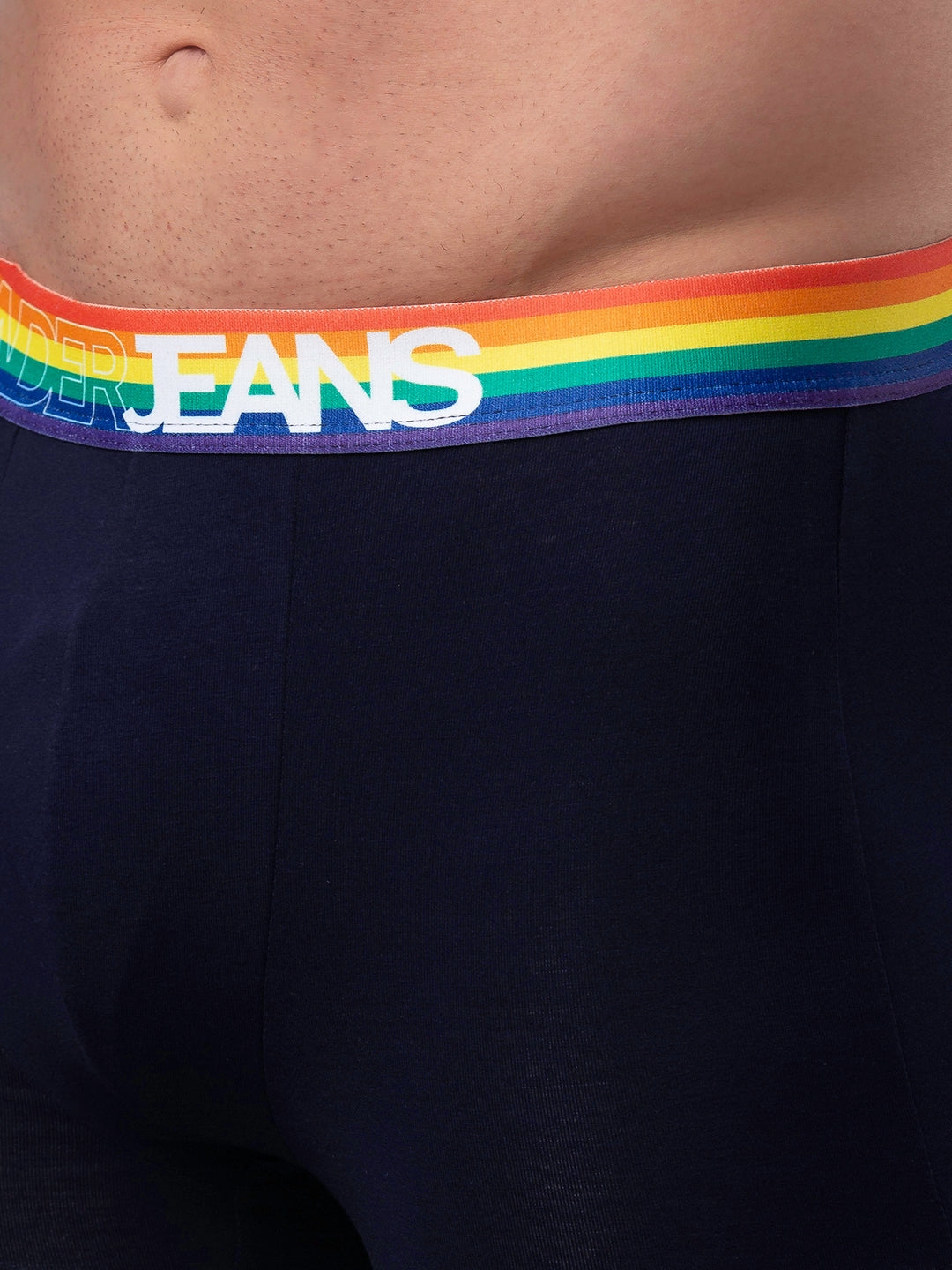 Men Premium Cotton Blend Trunk Pack of 1- UnderJeans by Spykar