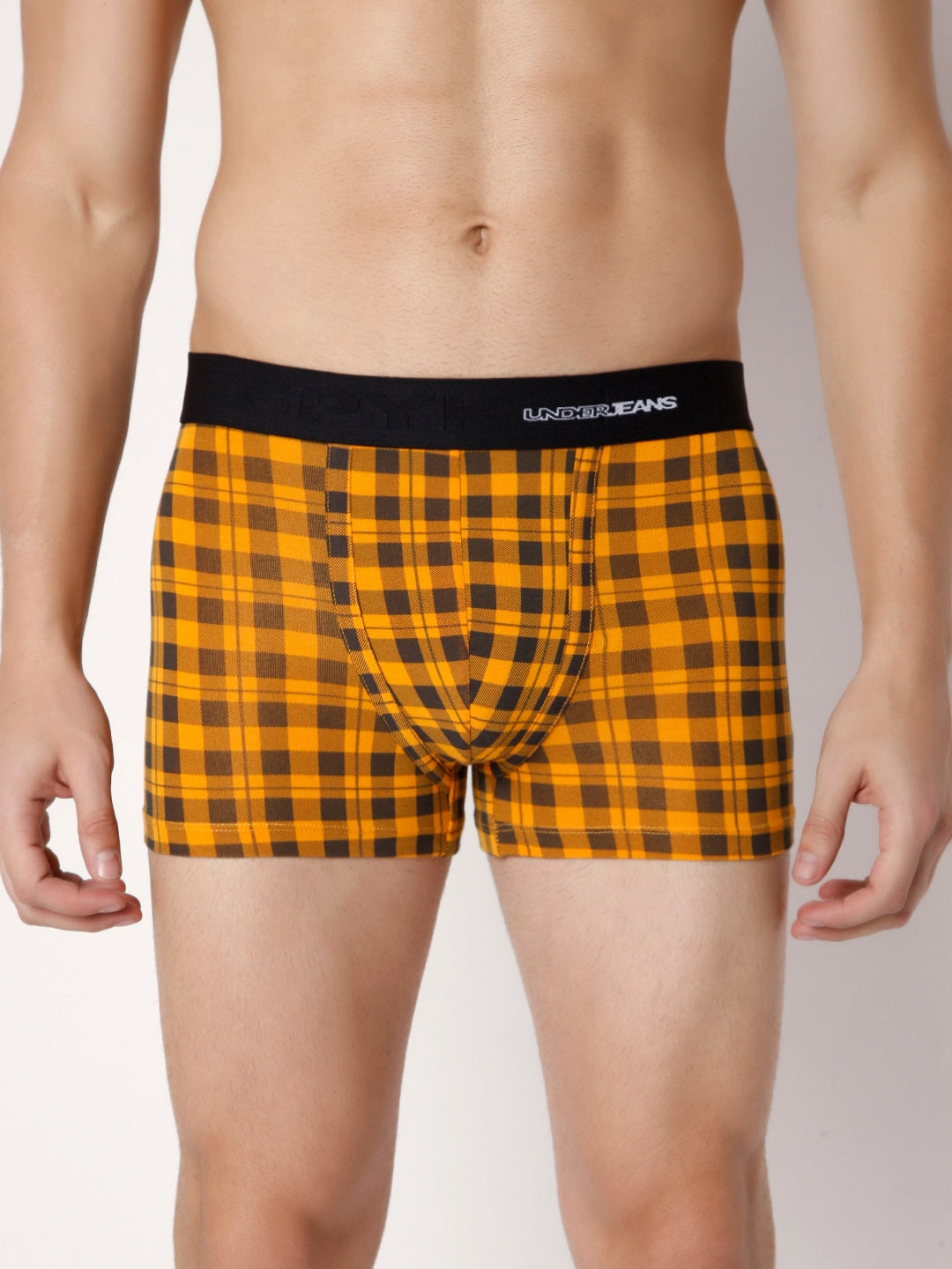 Men Premium Cotton Blend Trunk Pack of 1- UnderJeans by Spykar