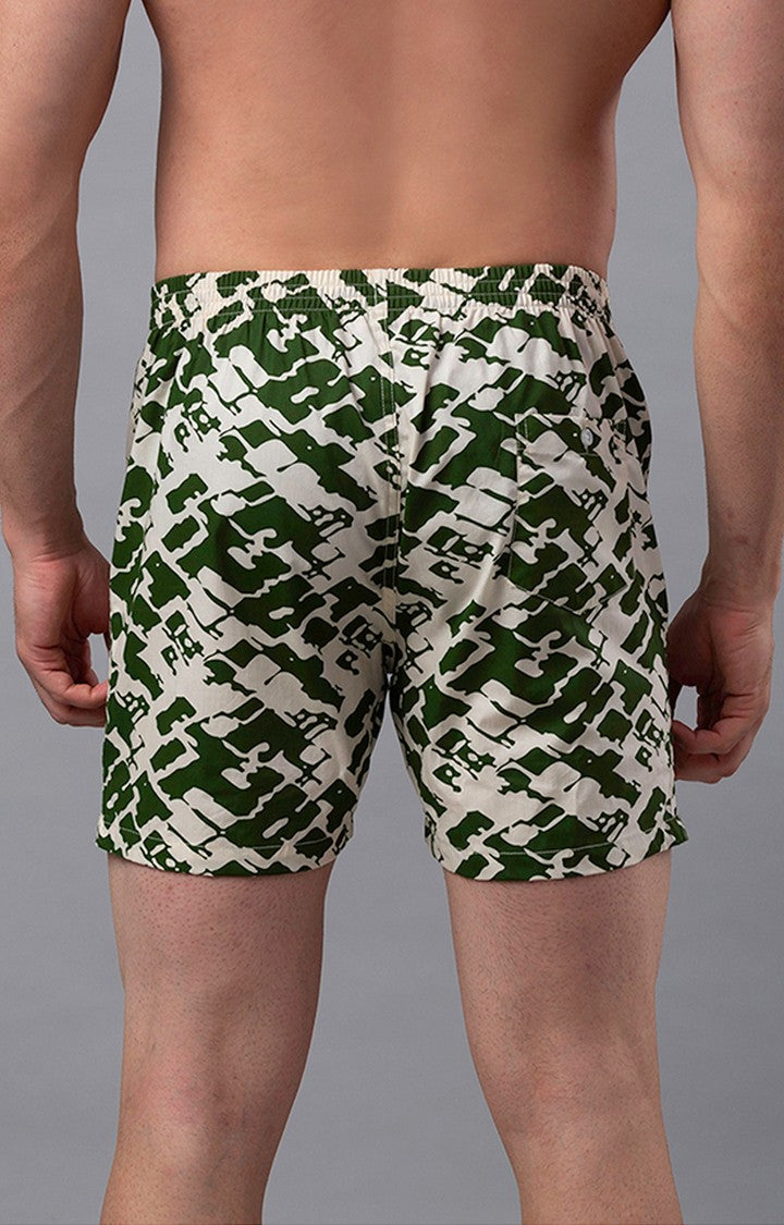 White Cotton Boxers for Men Premium - (Pack of 2)- UnderJeans by Spykar