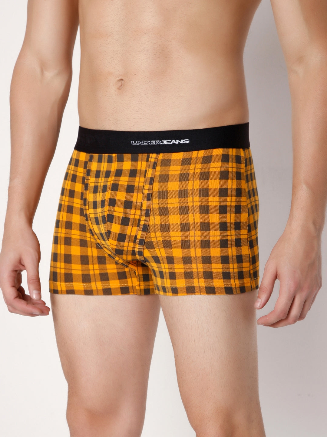 Men Premium Cotton Blend Trunk Pack of 1- UnderJeans by Spykar