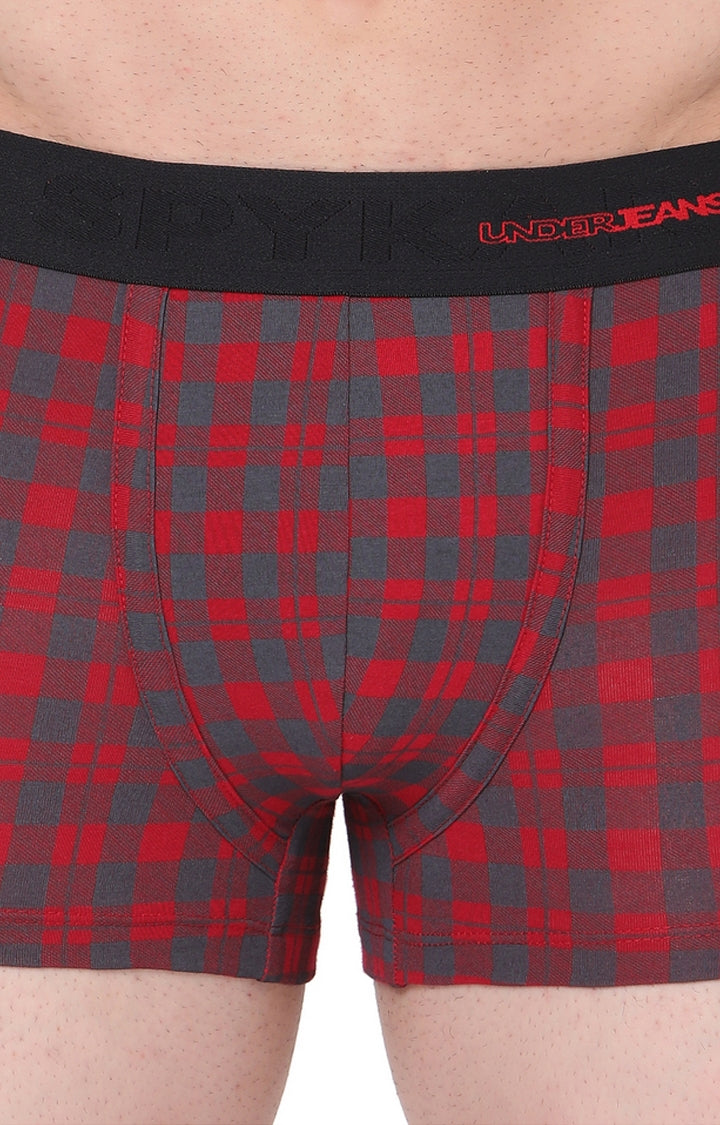 Men Premium Cotton Blend Trunk Pack of 2- UnderJeans by Spykar